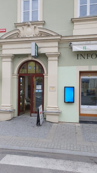 Úřední desky – Outdoor dotykový panel pro Městský úřad