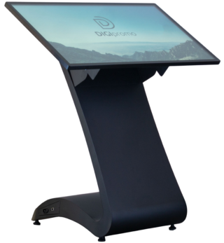 Indoor 43” dotykový S-styl kiosek / černý