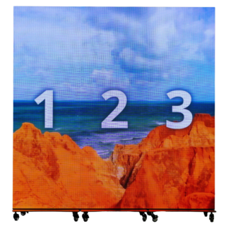 Indoor a Outdoor LED Stěna